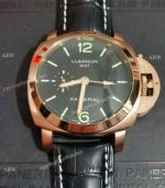 Copy Panerai Luminor Gmt Automatic PAM 00535 Watch Rose Gold